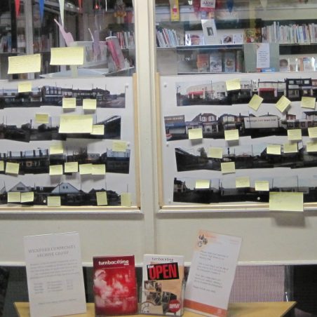 Wickford Memory Wall in the Library