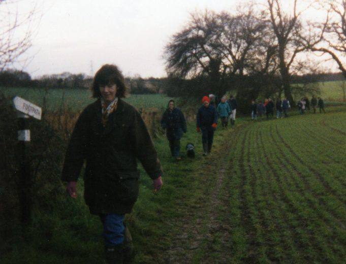 Runwell Boxing Day walk, Christmas 1994