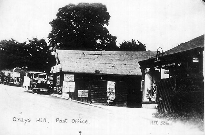 Crays Hill Post Office circa 1920