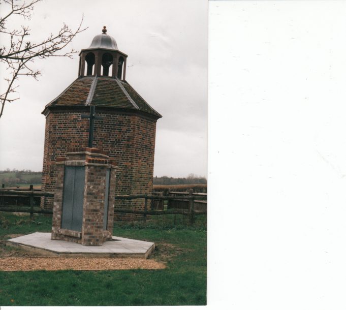 Dovecote finished and new memorial | Downham Church Collection