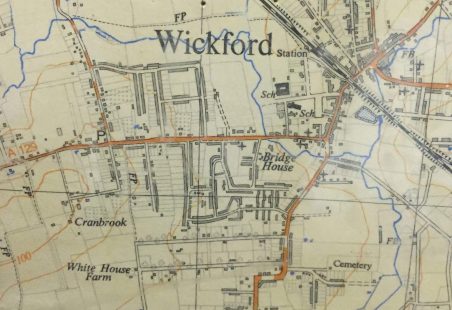 Map of Wickford, (c.1950?)