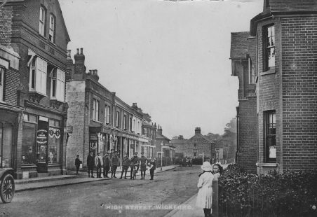 Views of Wickford Broadway, including during the First World War.