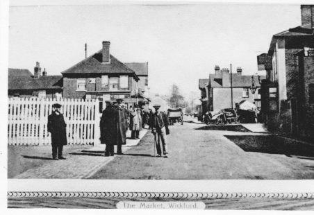 The Broadway, circa 1900, from the railway bridge