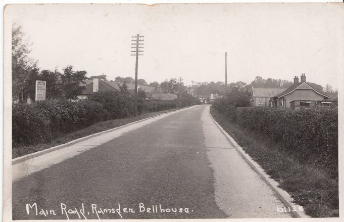 View of Church Road post 1926