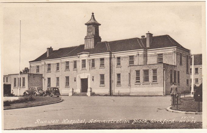 The Admin building Runwell Hospital