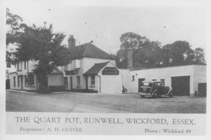 The Quart Pot pub, Runwell Road.