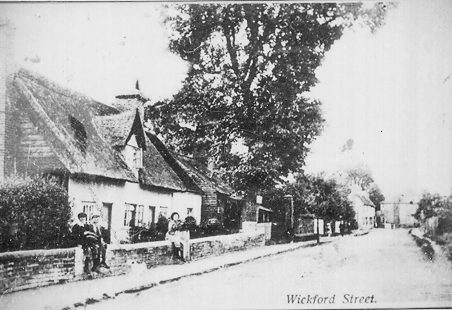 Thatched Cottage, cinema and Woolworths on High Street