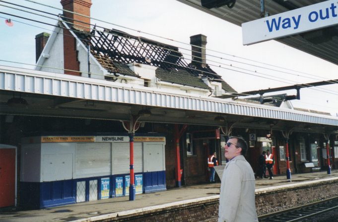 Wickford Railway Station - the fire (1)