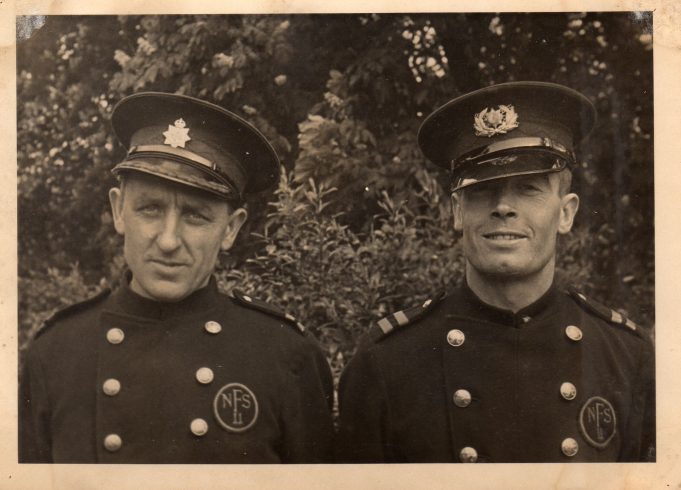 Albert Lovell (left) and Alf Fairey.
