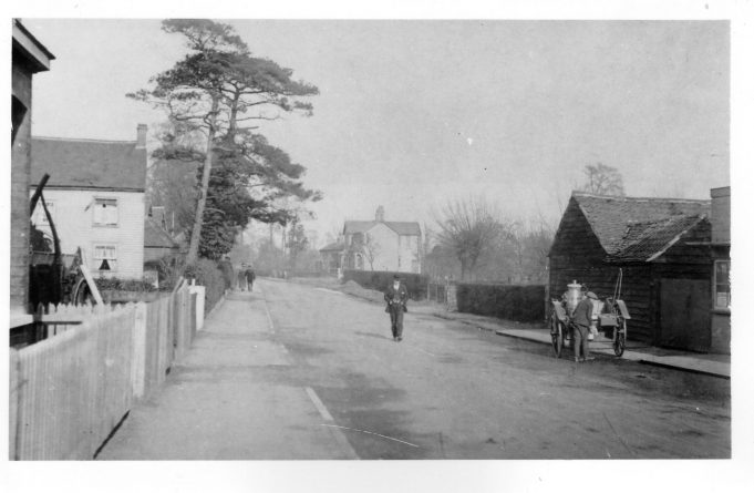 Wickford High Street- Towards Runwell. On the left is where Darbys was. On the right where they began. The Milkman is Mr STONE from Runwell