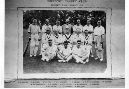 Cricket, lovely cricket, the early years of Wickford Cricket Club.