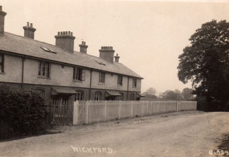 Wick Lane, railway men's cottages, c.1915 - 1930.