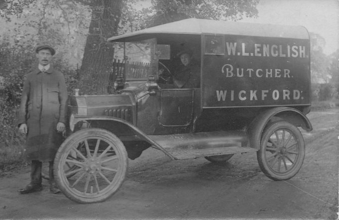 W.L. English Butcher's van