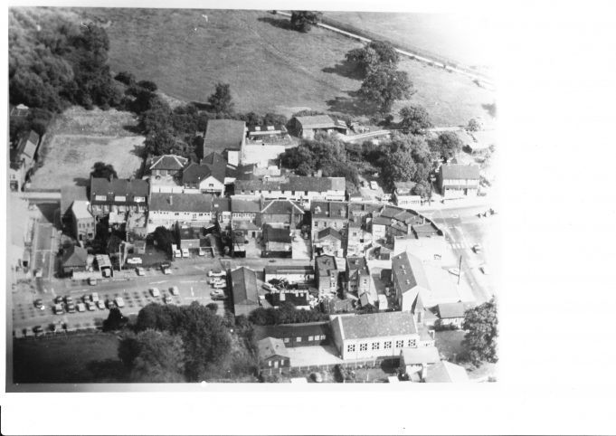Undated aerial picture of Halls' site in Wickford