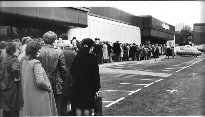 Opening of the new Key Markets store in 1981.