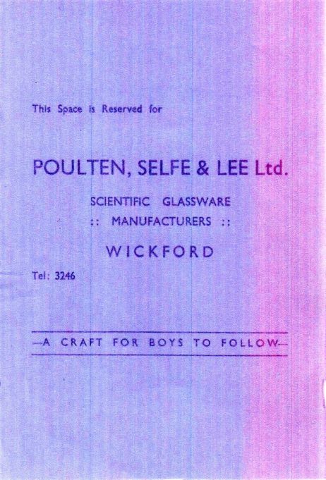 Wickford Secondary School magazine, 1957-58