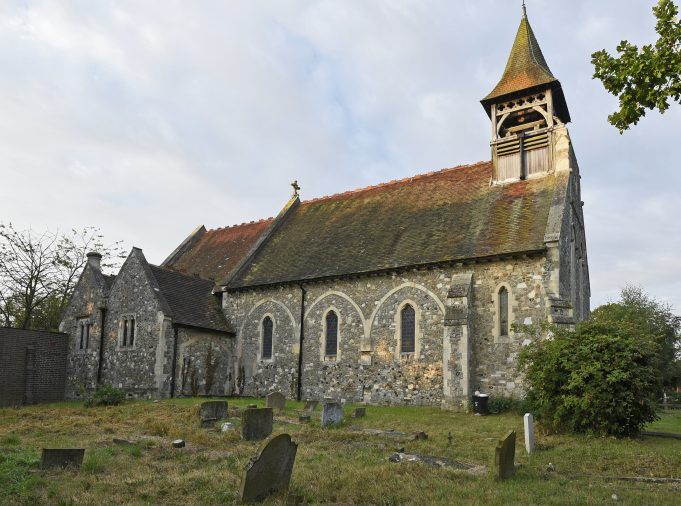 A view of St Catherine church (2019) from the rarely photographed north side.