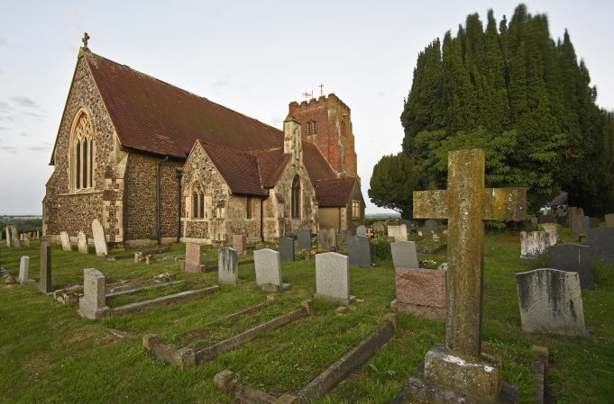 St Margaret Downham as viewed from the north east.