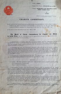 In 1953 a new Charity Commission scheme was set up, with the continuing aim of providing for the poor and needy of Wickford. 
