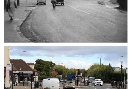London Road, Then and Now.