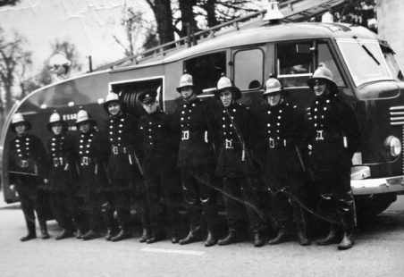 Picture of Wickford firemen, late 1950s early 60s.